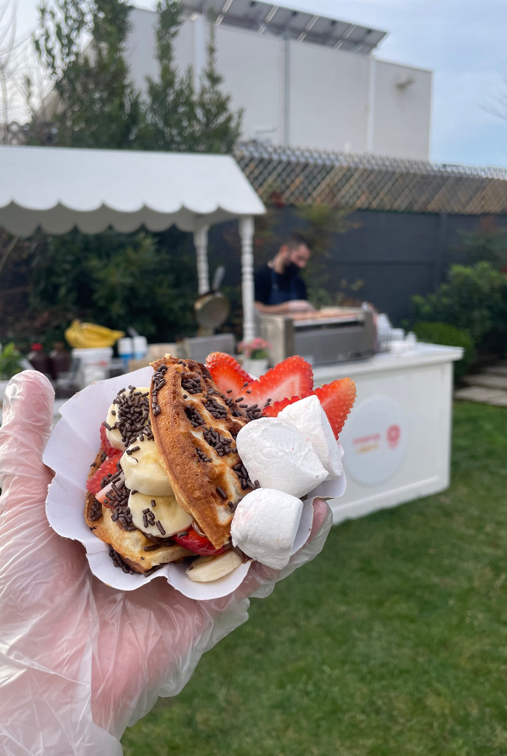 CARRITO DE MINI WAFFLES DOBLES